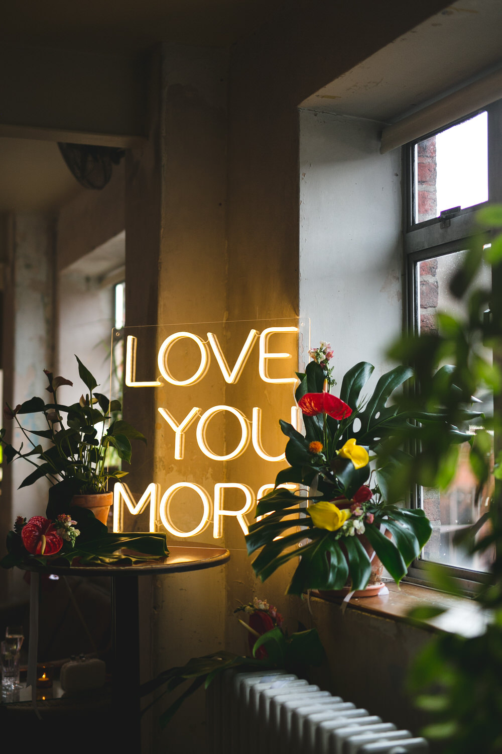 love you more sign neon